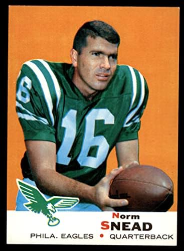 1969 Topps 85 נורם סניד פילדלפיה נשרים NM Eagles Wake Forest Forest