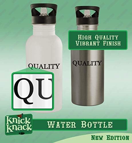 מתנות Knick Knack Wray - 20oz hashtag נירוסטה בקבוק מים חיצוניים, כסף
