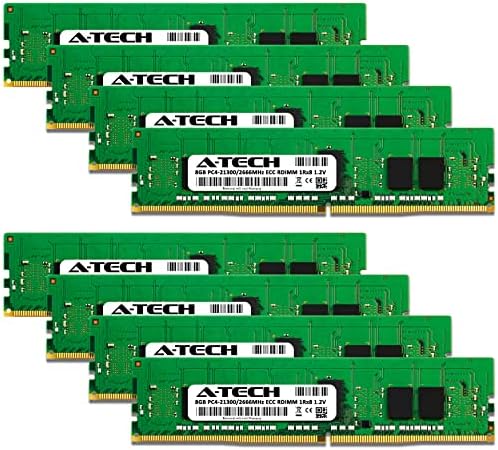 A -Tech 64GB ערכת זיכרון זיכרון זיכרון עבור Dell PowerEdge R840 - DDR4 2666MHz PC4-21300 ECC