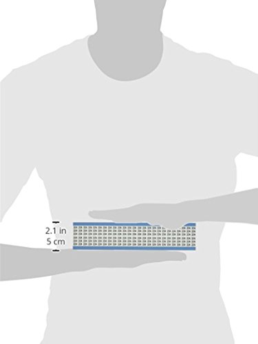 בריידי-224-פק ניתן למקם מחדש ויניל בד, שחור על לבן, מוצק מספרי חוט סמן כרטיס