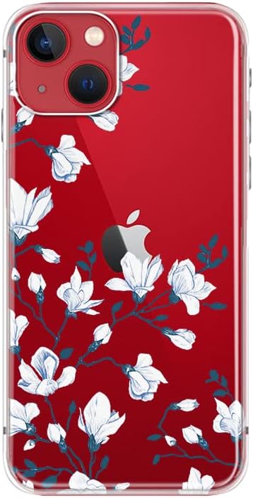בלינגי של אייפון 11 מקרה, נשים בנות אמנותי פרח דפוס חמוד פרחוני סגנון שקוף רך מגן ברור מקרה תואם