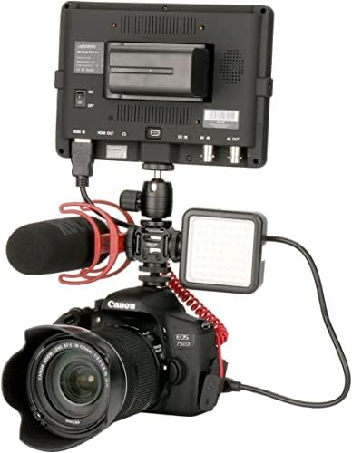 אולנזי פט - 3 אלומיניום מצלמה חמה נעל הר מתאם וידאו אביזר משולש קר נעל סוגר אורות, הוביל צגים, מיקרופונים, מקליט