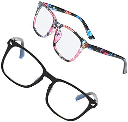 טנדיקוקו כחול חוסם משקפיים 2 יחידות כחול אור חסימת משקפיים מסגרת בציר יוניסקס משקפי מחשב משקפיים
