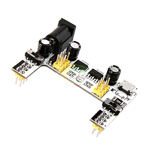 MB102 MICRO USB ממשק לחם מודול אספקת חשמל MB-102 מודול עבור Arduino White 5V 3.3V 2 לוח ערוץ