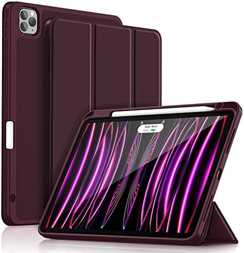 IPAD Pro 11 אינץ 'מקרה 2022 2021 2020 2018, Hidokly Slim Stand Protective Folio Case כיסוי חכם עם מחזיק