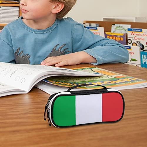 דגל איטלקי דגל עור עט עפר עיפרון מארגן איפור נייד נשיאה תיק אחסון תיקים