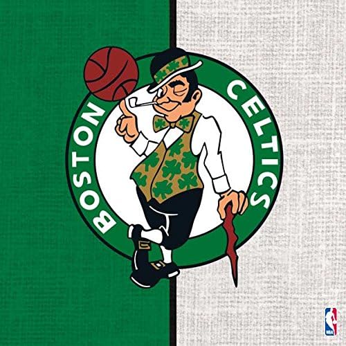 עור מדבקות סקיט תואם לחבילה Slim Slim - מורשה רשמית ב- NBA בוסטון סלטיקס עיצוב קנבס