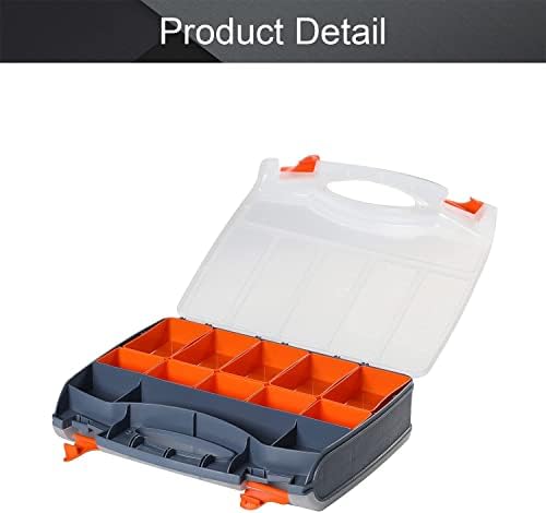 HeyiarBeit כלים כלים מארגן מארגן אחסון קופסאות חומרה מפלסטיק עם מגש ומארגנים כולל תיבות חלקים נשלפים