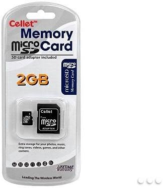כרטיס זיכרון 2 ג ' יגה-בייט עבור טלפון סמסונג ל600 עם מתאם.