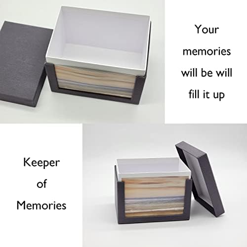 אלבום תמונות Kageio 4x6 Big Storage Box, בעבודת יד, חנויות 240 4x6 תמונות או פריטים, שטח 4x6 בחזית להכנסת