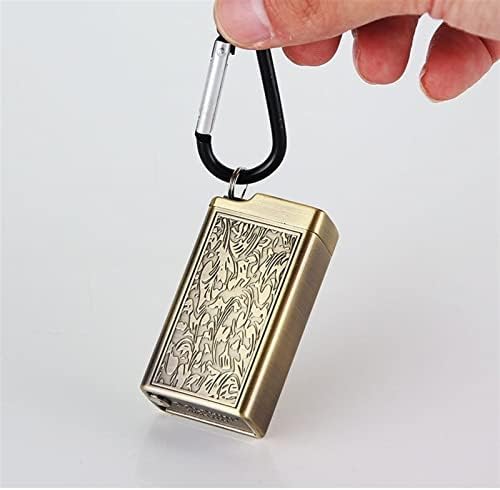מגש עישון אפר מיני מאפרה נייד מחזיק מפתחות חיצוני מחזיק כיס מתכת מצחיק