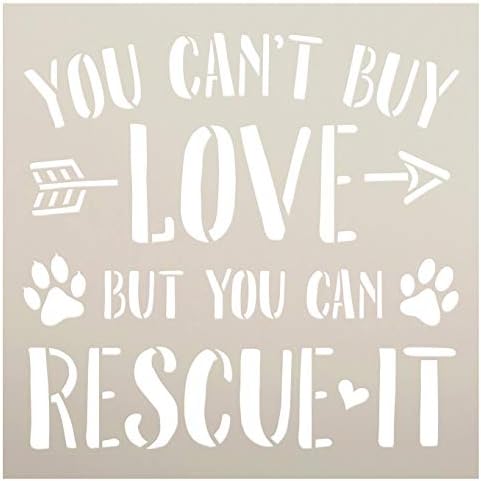 צביעות לקנות אהבה-הצלה זה סטנסיל על ידי סטודיו12 / עשה זאת בעצמך כלב חתול מאהב בית תפאורה מתנה / קרפט & מגבר;