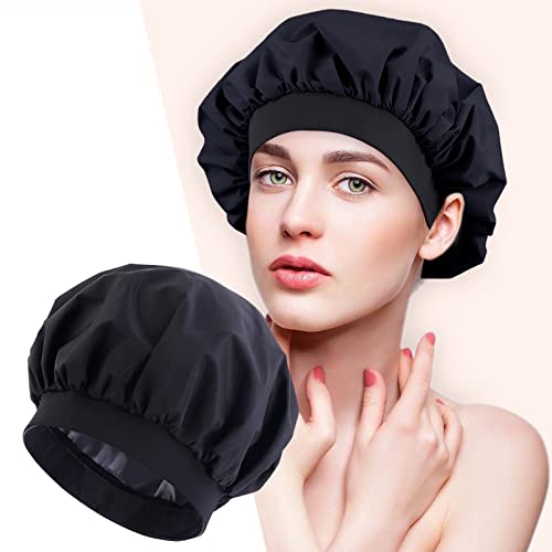 מוצרים בבעלות כובעי מקלחת אמבטיה לנשים לשימוש חוזר כובעי מקלחת אטומים למים כובע שיער לשימוש