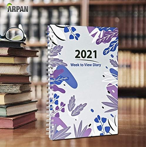 Arpan 2021 A5 שבוע לצפייה ביומן עיצוב וינטג '