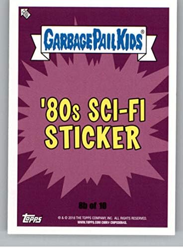 2018 Topps Farbage Pail ילדים Oh Oh The Horror-Ellible Sci-Fi מדבקה B 8B CATCHED CARKER CARTER CARD STICKER