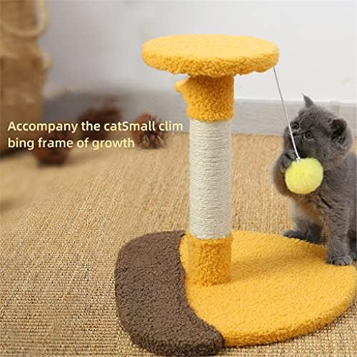 חתולי גרוד חתולי עץ אגוז בצורת קפיצות פלטפורמה ללבוש עמיד חתלתול טיפוס מסגרת הגנה על ריהוט חתולי ספקי