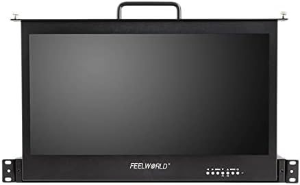 FeelWorld 17.3 אינץ 'צג 1RU משך את צג Rack Mount Mount Full HD 1920x1080 SC173-HD-56