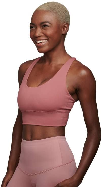 Bighterglide Sports Bra לנשים, Criss-Cross Back Backed Sports Sport