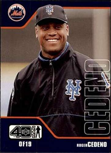 2002 סיפון עליון 40-man 822 Roger Cedeno New York Mets MLB כרטיס בייסבול NM-MT