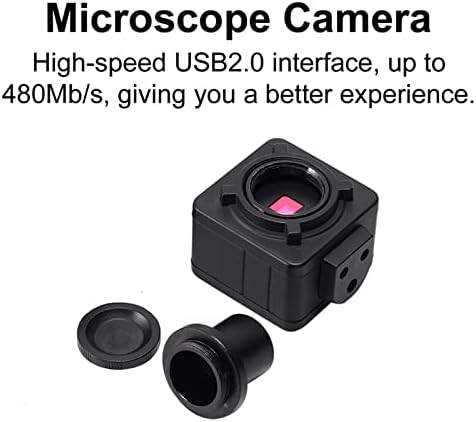 מיקרוסקופ אביזרי ערכת למבוגרים, 5 מגה פיקסל מיקרוסקופ מצלמה דיגיטלי אלקטרוני עינית משלוח נהג ברזולוציה גבוהה
