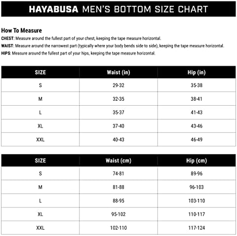רצועות אתלטיקה של Hayabusa גברים