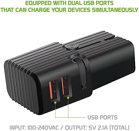 מתאם USB אוניברסלי כפול עובד עבור TESLA 2020 מודל 3 עבור כוח עולמי ונסיעות בין ארהב/האיחוד האירופי/CN/AUS/NZ/בריטניה