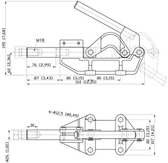 מהדקי Clamptek Toggle Push/Pull Toggle Slomps CH-30513