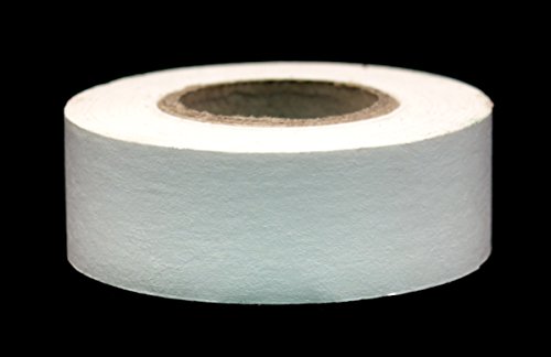 מוצרי גליל 158-0004 קלטת דבק נייר, רוחב 500 אורך x 1, ליבה 1 , לקידוד צבע וסימון, לבן