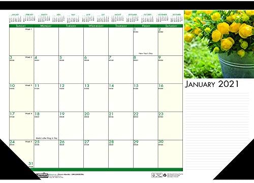 בית דוליטל 2021 לוח השנה של כרית השולחן החודשי, נציגי כדור הארץ חיי הים, 22X17 אינץ ', ינואר - דצמבר