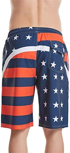 36 לוח מכנסיים אמריקאי יום הדפסת מכנסיים דגל קצר עצמאות גברים של חוף גברים של מכנסיים גברים קצר לוח