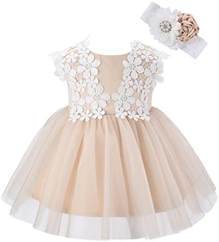 קשת חלום תינוקת פרח נערת שמלת טוטו עם מסיבת חתונה של צמיד סרט