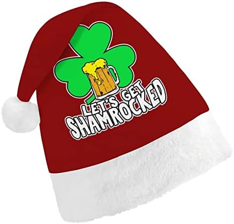 בואו מרוסקת יום פטריק הקדוש חג המולד כובעי בתפזורת מבוגרים כובעי חג המולד כובע לחגים חג המולד ספקי צד