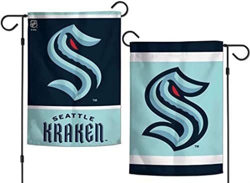 Wincraft NHL Seattle Krakan Garden Flag, 12.5 x 18 אינץ ', 2 צדדי