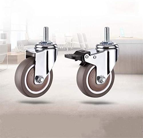XZGDEN מעולה מסתובב גלגלים מסתובבים לרהיטים M10X25 ממ סיכה הברגה גלגלים מסתובבים גלגלים קטנים