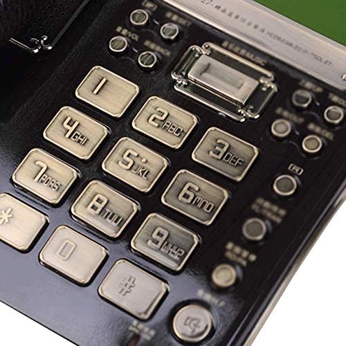 KXDFDC רטרו חיוג סיבוב טלפון עתיק טלפון קווי טלפון קווי