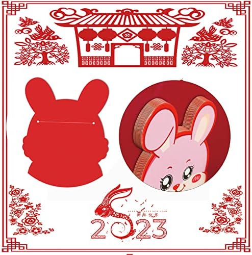 סיני חדש שנה אדום מעטפות 36 יחידות שנה של הירח ארנב אדום מעטפת חמוד סיני הונג באו 2023 מזל כסף מעטפות אדום כיס