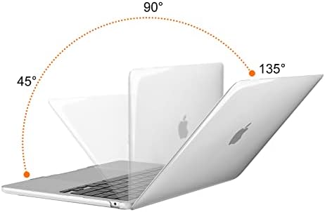 Mosiso תואם ל- MacBook Air 13.6 אינץ 'מארז 2022 שחרור שבב A2681 M2, מכסה מארז קשיח מפלסטיק מגן וכיסוי