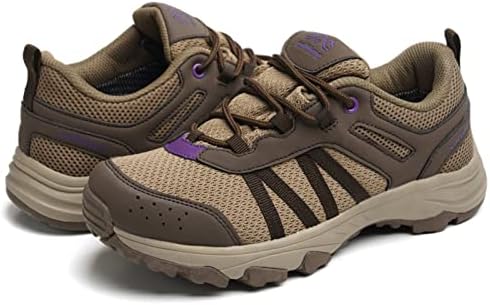 נעלי הליכה של קוטמו נשים נעליים ללא החלקה נעליים אטומות למים לנשים עובדות נעלי חוץ תחרה מעלה נעלי נעלי ספורט בהליכה