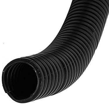 AEXIT 21 ממ חיווט פלסטי וחיבור בידוד צינור חיווט גלי גלי צינור צינורות חום שחור שחור