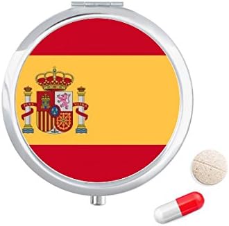 ספרד לאומי דגל אירופה המדינה גלולת מקרה כיס רפואת אחסון תיבת מיכל מתקן