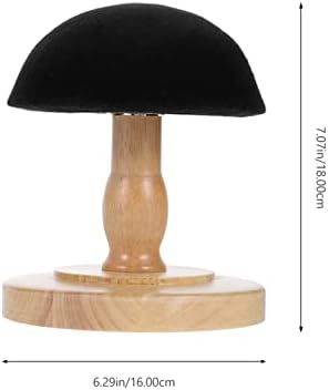 קבילוק כיפת בצורת כובע מתלה מעמד עץ בודד פאה מחזיק שולחן פאת תצוגת מתלה כובע אחסון מחזיק עבור