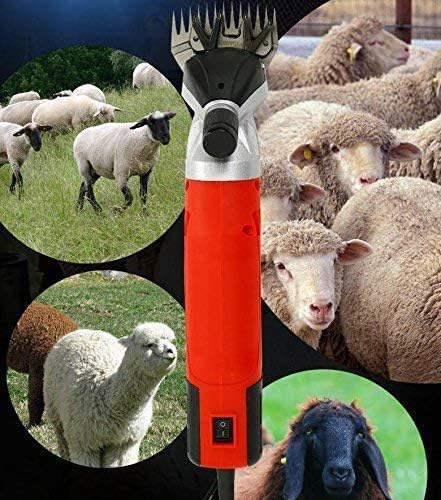 ג ' יי-סי 220 וולט 500 וולט גוזז כבשים חשמלי בהספק גבוה גילוח בעלי חיים קוצץ גזירה חשמלי כבד במהירות 6, לגילוח