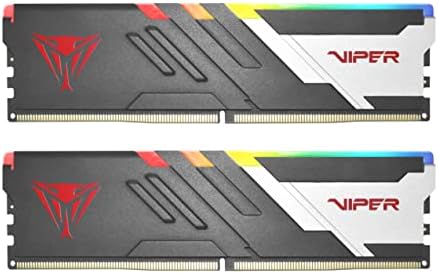 PATRIOT VIPER VENOM RGB DDR5 32GB 5600MHz UDIMM שולחן עבודה ערכת זיכרון משחקים - PVVR532G560C36K