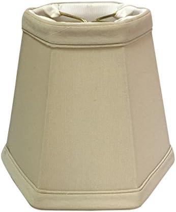 Royal Designs, Inc. קליפ פעמון משושה על נברשת צל CS-715BG, בז ', 3 x 5 x 4.5