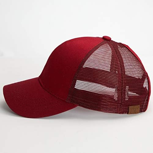 כובעי סי וצעיף כובעי קוקו לחמניות מבולגנות נהג משאית כובע בייסבול רגיל
