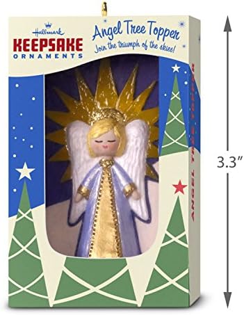 קישוט לחג המולד של Hallmark Keepsake לשנת 2018 מתוארך, טופר עץ מלאך של שנות החמישים