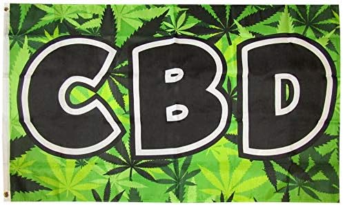 מיאמי סיטונאי 3x5 CBD Marijuana עשב עלה פרמיום דגל פוליאסטר אטום למים 3'x5 'מודגש עמיד