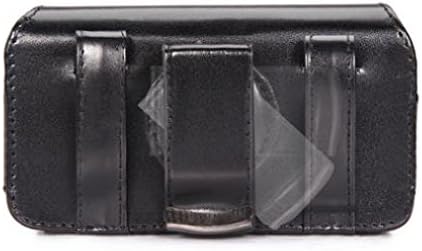 קייס קליפ קליפ עור מסתובב לולאות לולאות כיסוי כיסוי לשאת הגנה תואם למגע שוקולד LG VX8575 - Converse