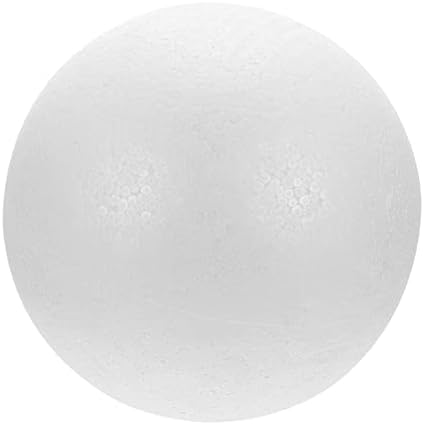 כדורי קצף מלאכה של Doitool Craft כדורי קצף לבנים בגודל 8 אינץ
