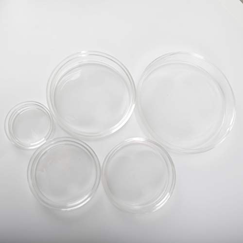 אדמאס-בטא 3.3 בורוסיליקט זכוכית תרבות צלחת פטרי צלחות פטרי, 75 מ מ, חבילה של 10